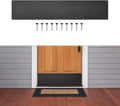 Door Kick Plate 10 x 30 in Aluminum Push Plate - Durable Protection