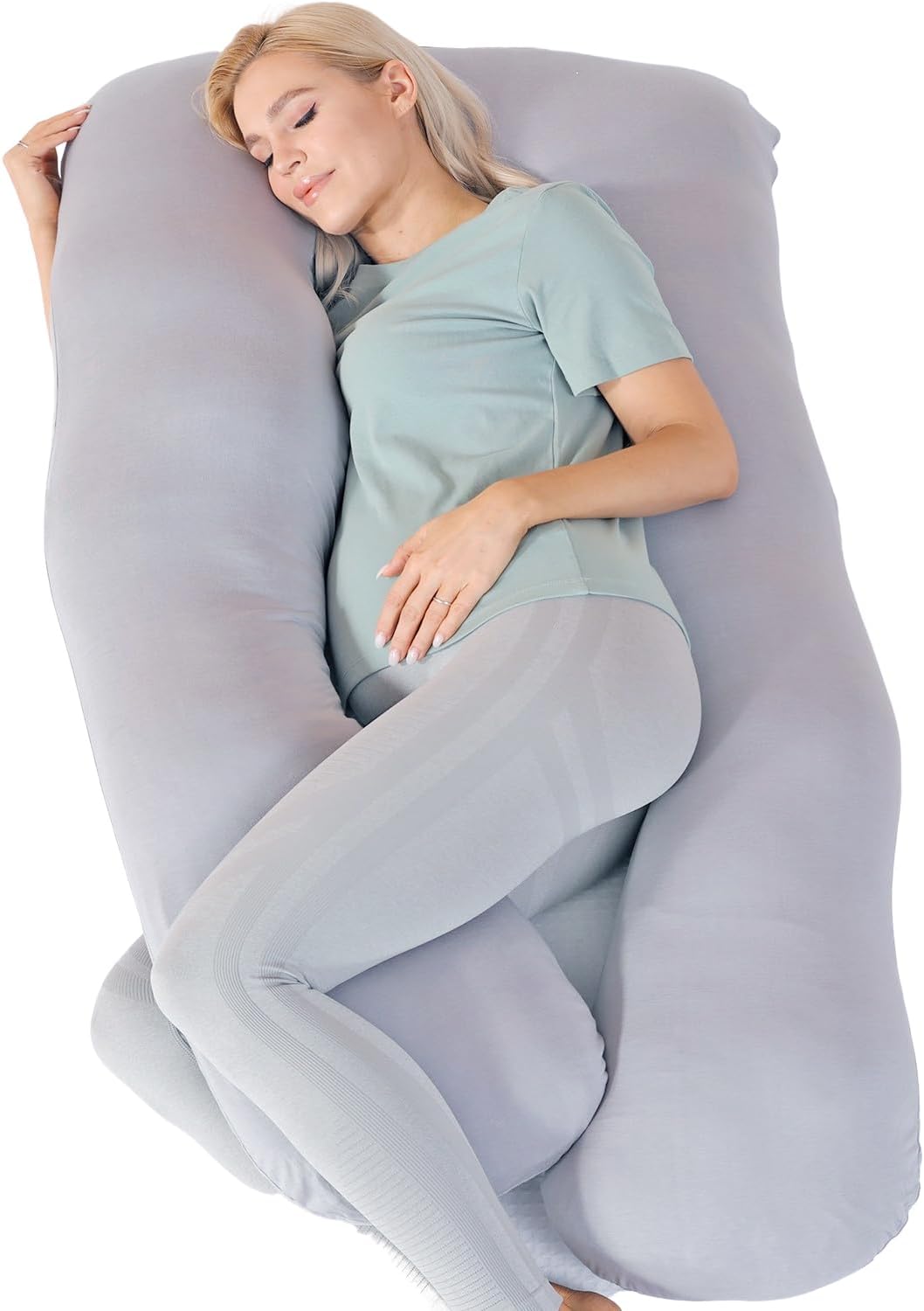 Pregnancy Pillows for Sleeping Cooling, Soft Full Body Maternity