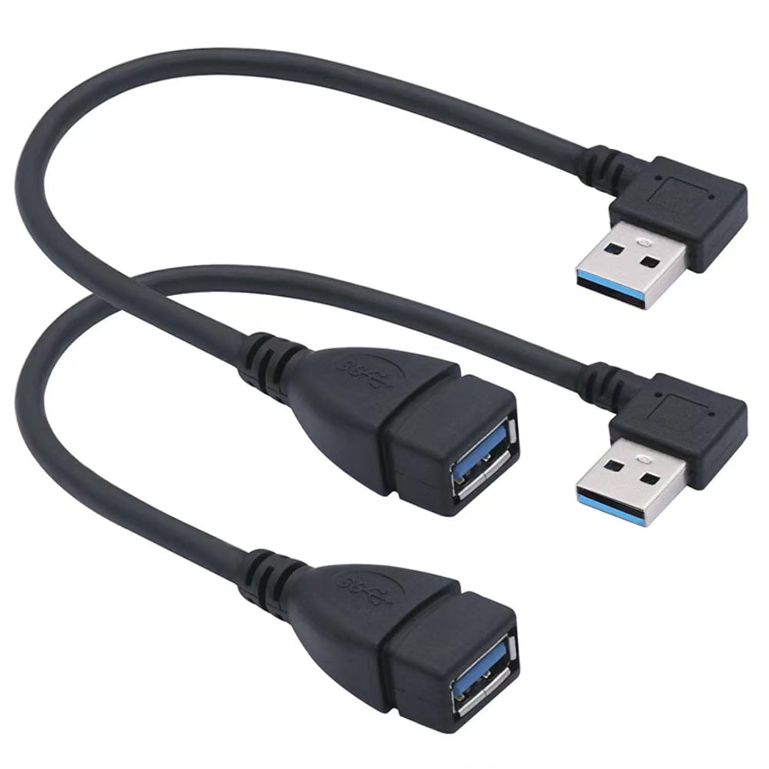 Fast Data Transfer USB 3.0 Extension Cable 2 Pack