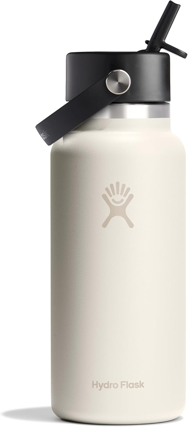 Hydro Flask Insulated Water Bottle with Flex Straw Lid 32 Oz
