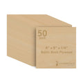 6 mm Baltic Birch Plywood 1/4 x 8 x 8 Inch - Durable Craft Sheets