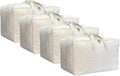 Soft Large Canvas Storage Bags with Zipper and Clear Window - 80L 4