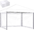 Instant Canopy Sidewalls for 10x10 Pop Up Canopy Tent - Waterproof