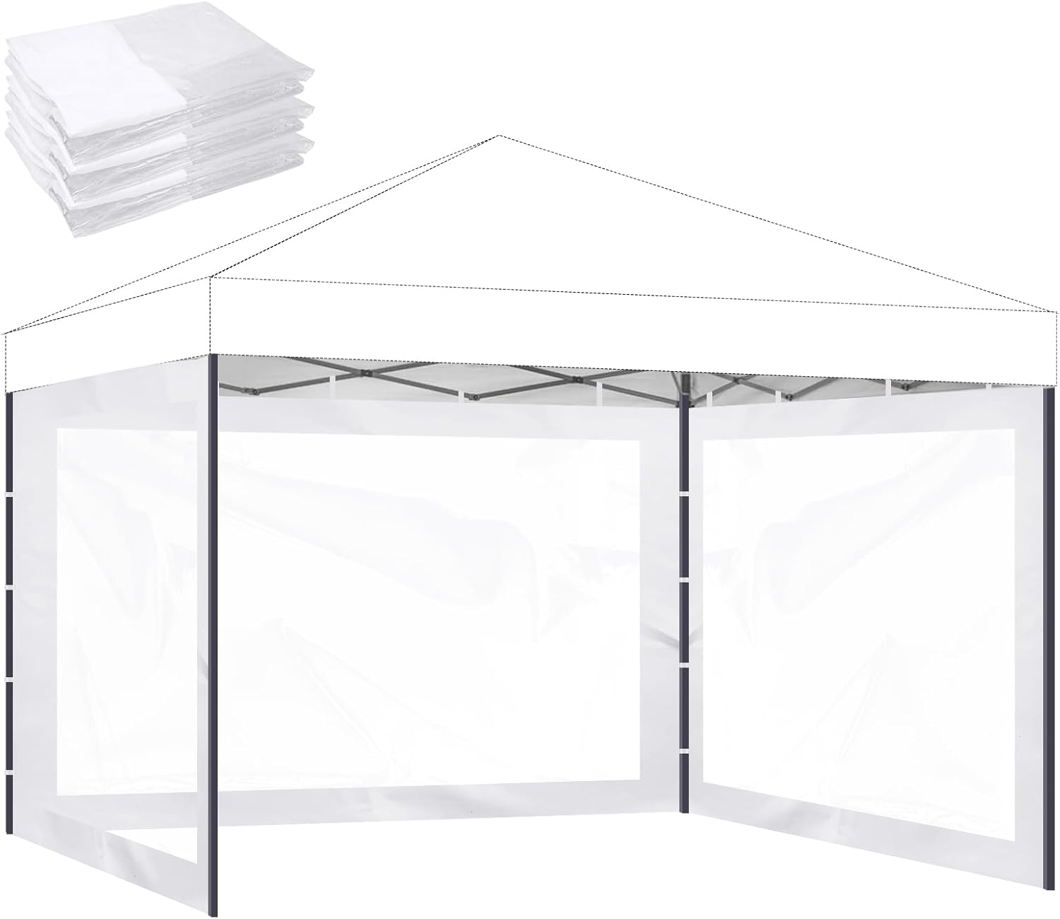 Instant Canopy Sidewalls for 10x10 Canopy Tent - Waterproof
