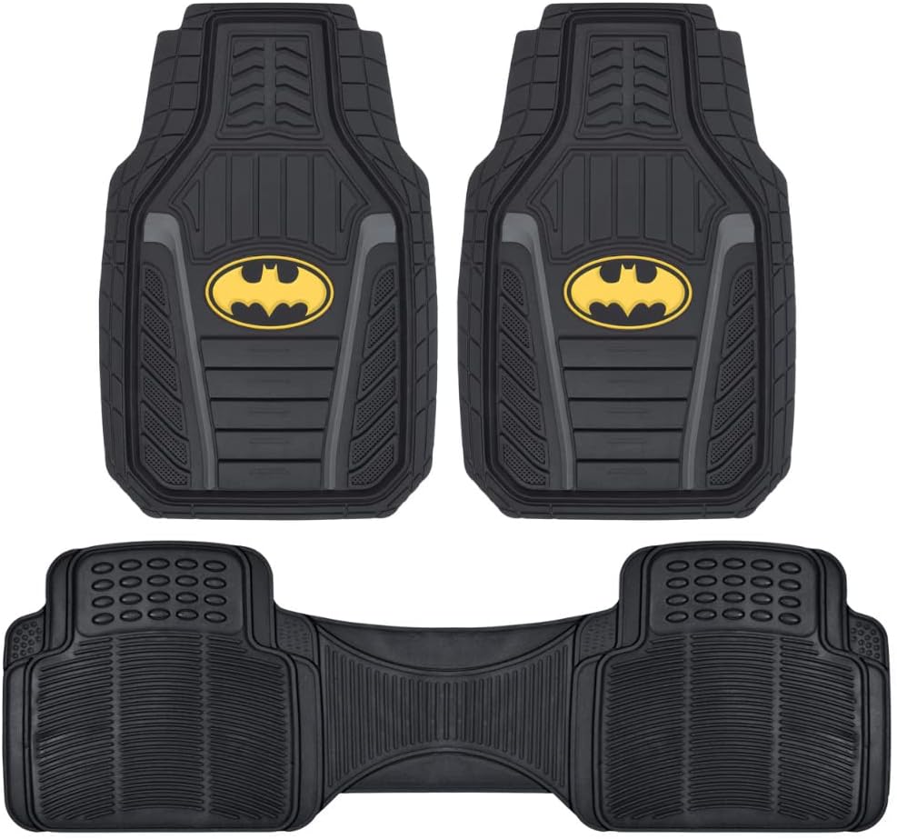 BDK Warner Bros DC Comics Armored Batman Heavy Duty Car Mats