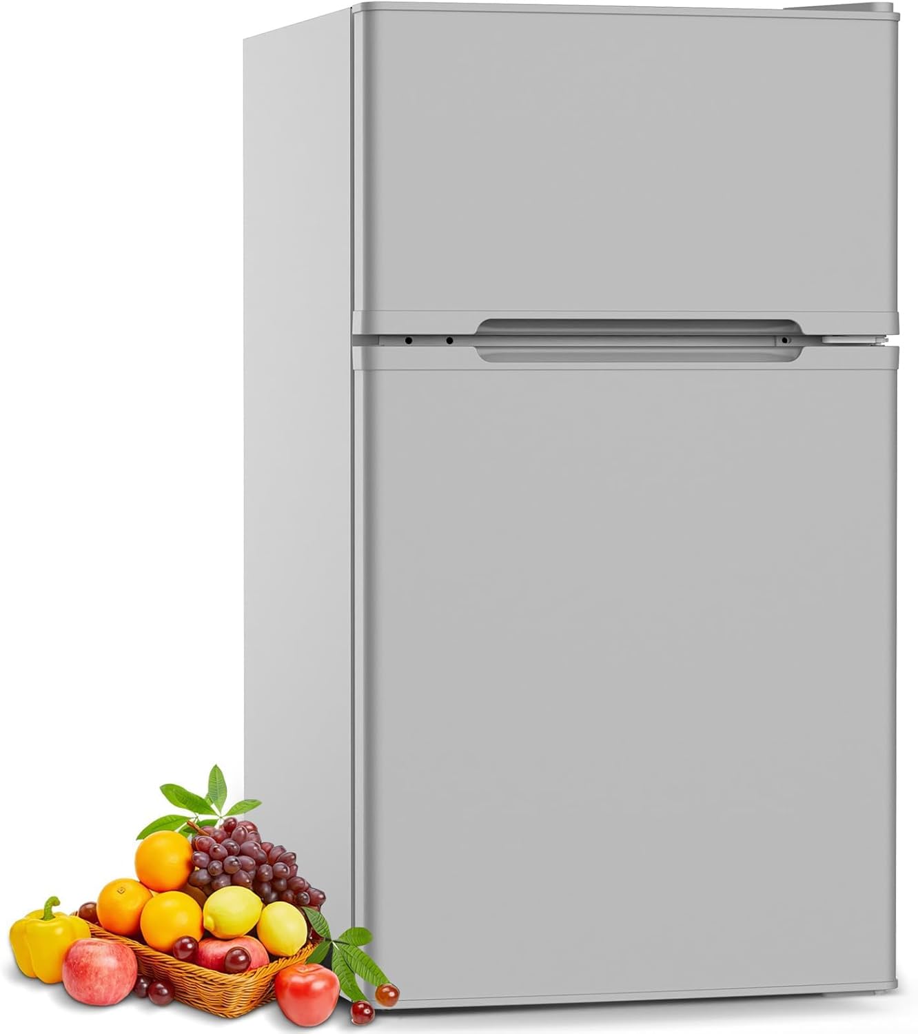 COWSAR 3.2 Cu.Ft Compact Refrigerator with Freezer for Dorm