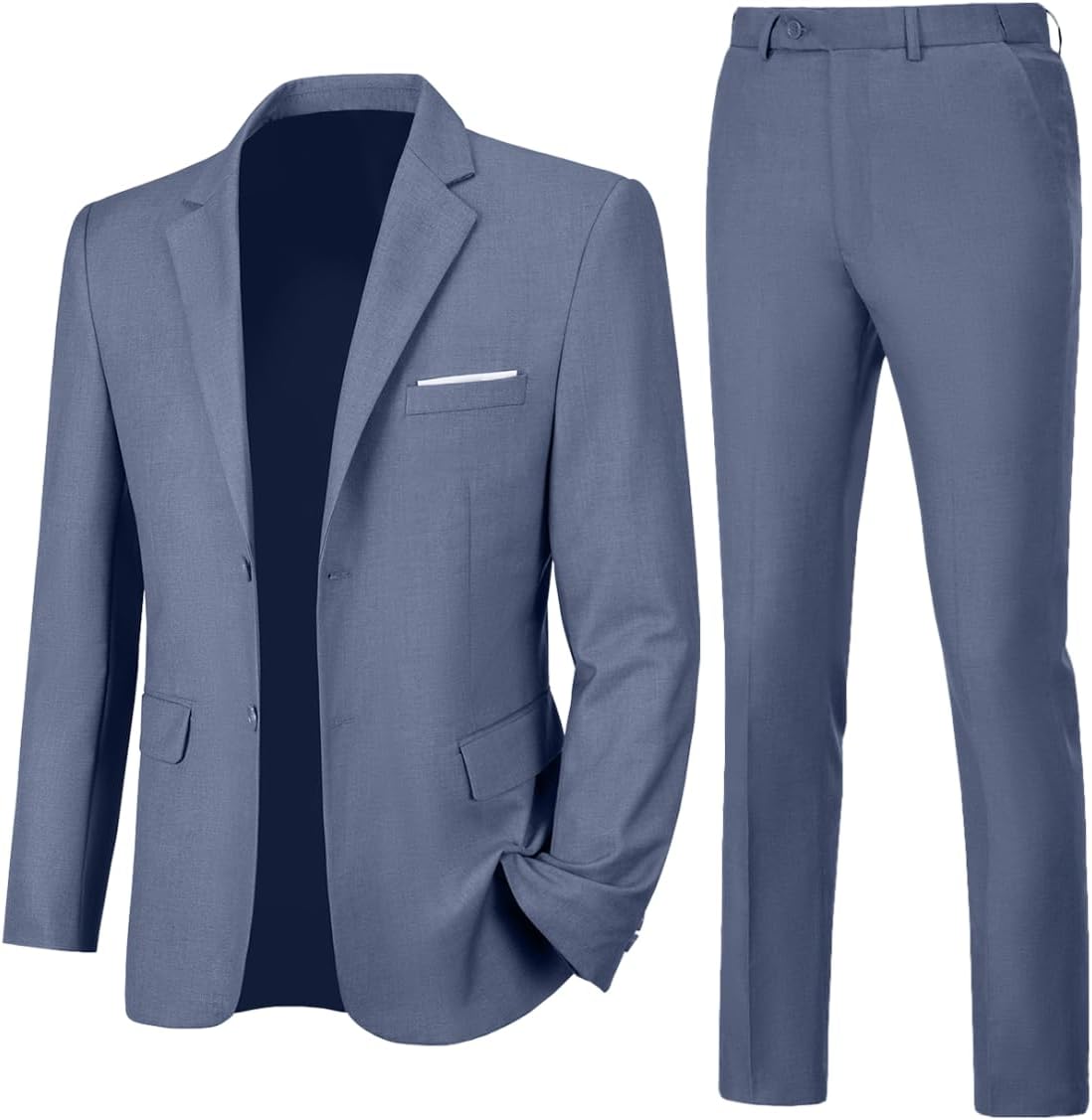 Mens Slim Fit 2 Piece Suit for Prom - Stylish and Affordable