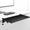 Foldable Desk Extender 24 x 12 in Keyboard Tray - Space Saving Shelf
