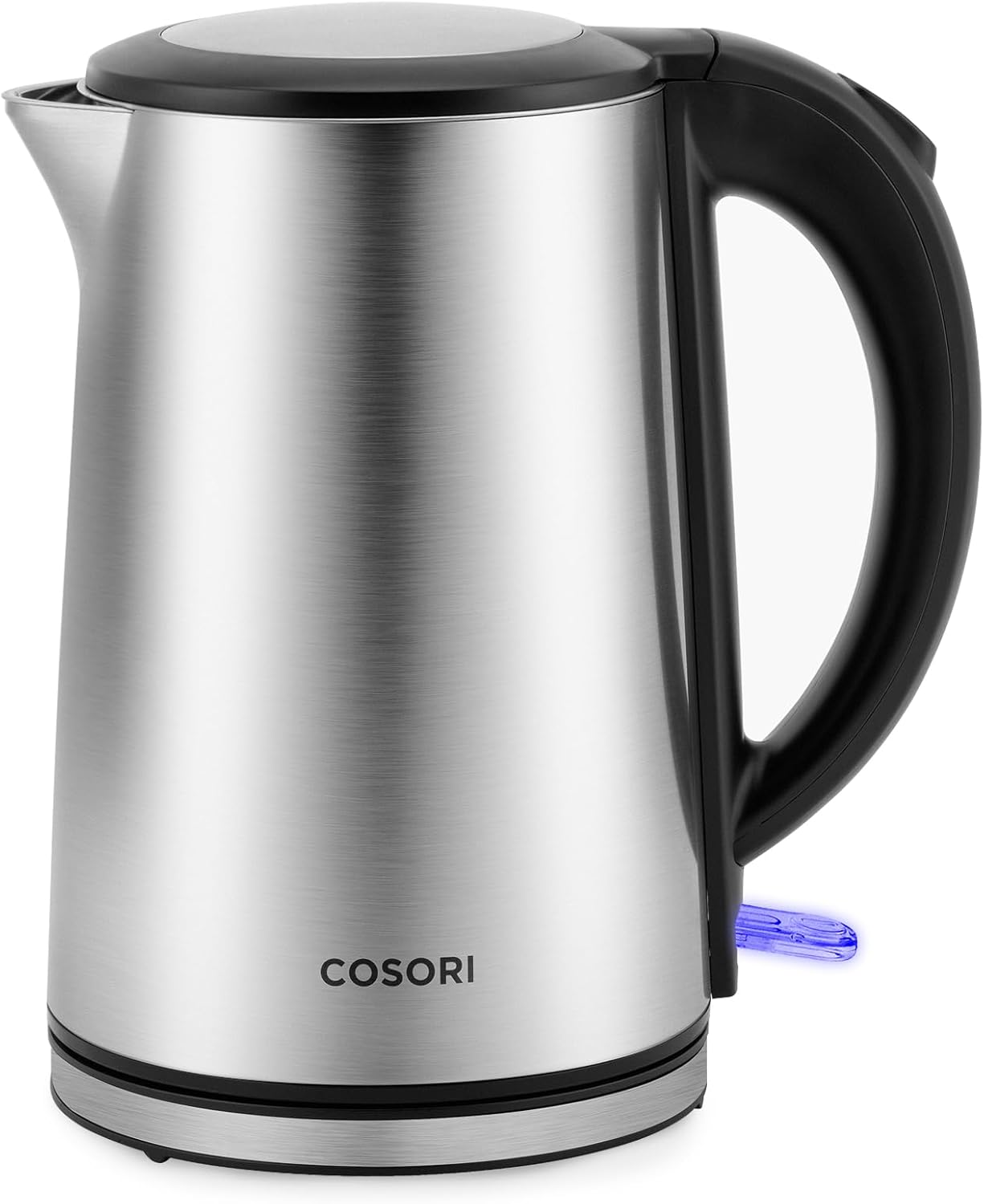 COSORI Electric Kettle - Double Wall Insulated, Auto Shut Off, 1.5L Silver