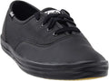 Women's Keds Champion Originals Leather Black Lace Up - Classic