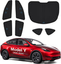 Wigoo Tesla Model Y Side Window Sunshade 7PCS - Ice-Crystal Cooling