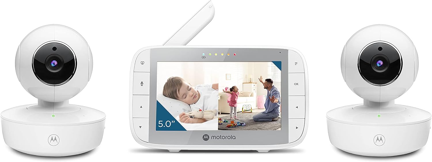 Motorola Nursery Video Monitor - 2-Way Audio, Remote Pan/Tilt/Zoom, Night Vision