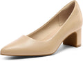 Women's Pointed Toe Pumps 2in Chunky Block Heels - Comfortable Dressy
