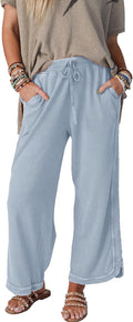 Women's Yoga Pants Wide Leg Sweatpants High Waisted - Lightweight