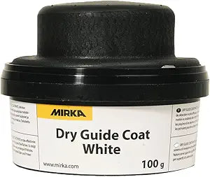 Mirka Dry Guide Coat White for Dark Surfaces - 100g Applicator