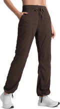 Lightweight Straight Leg Workout Pants for Women 28in/30in - Casual