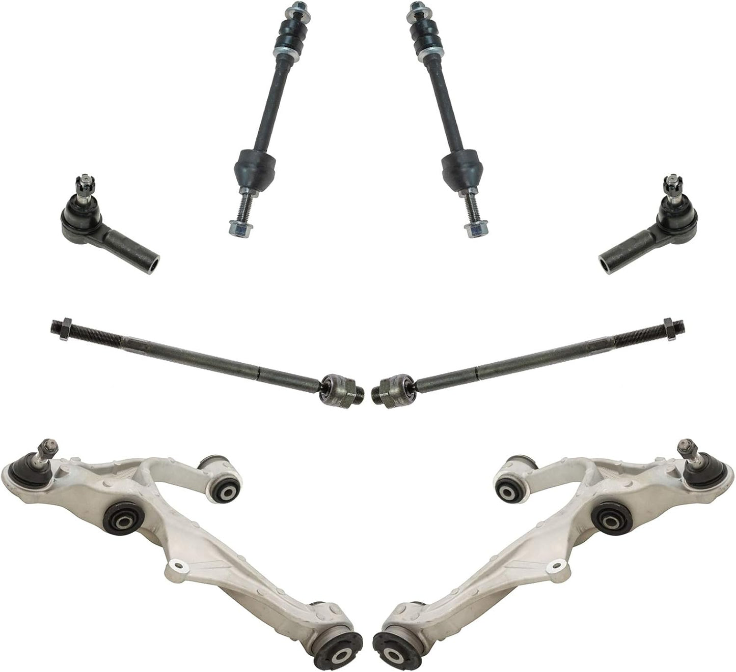 TRQ Front Steering & Suspension Kit for Dodge Ram 1500 Models