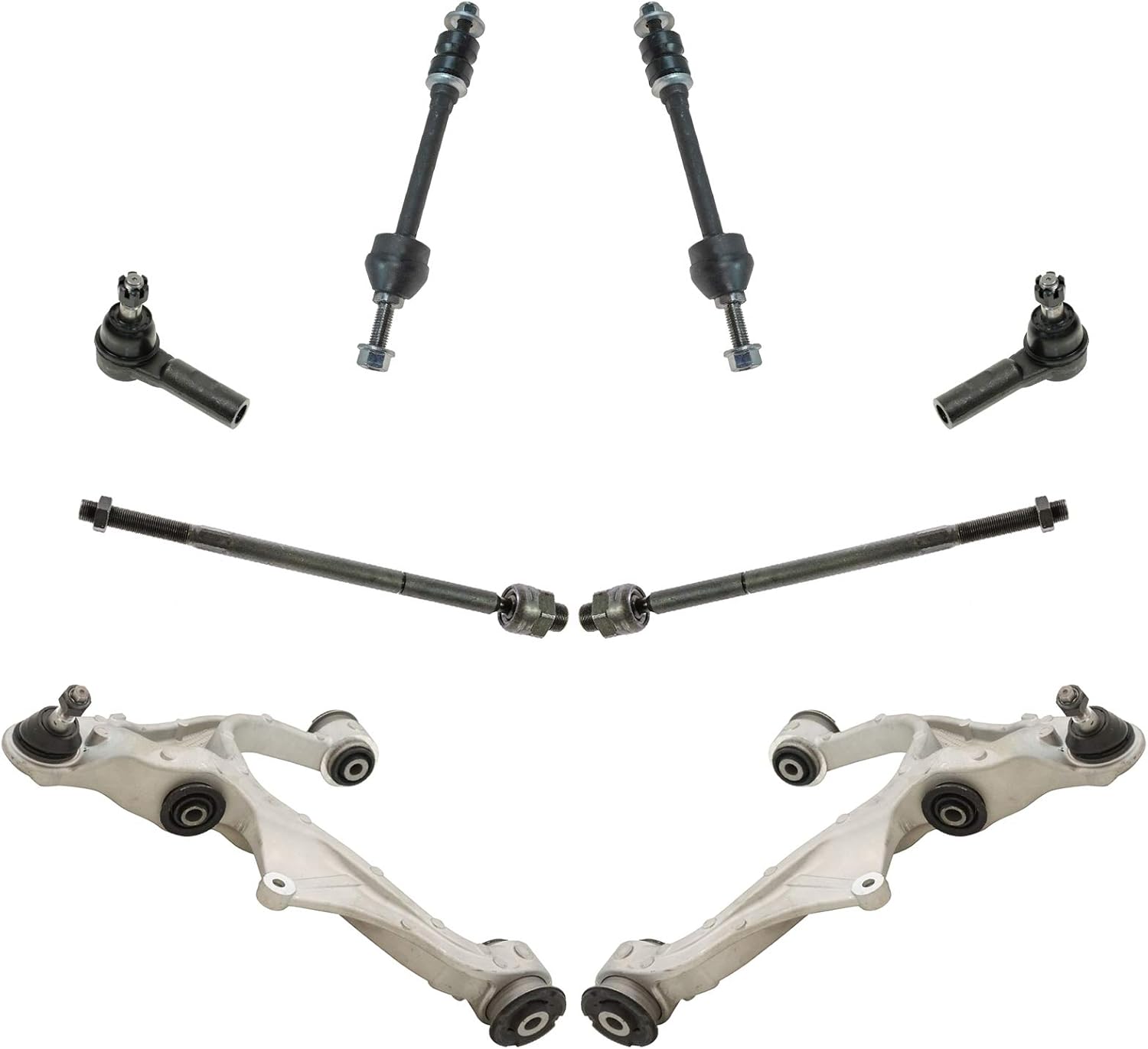 TRQ Front Steering & Suspension Kit for Dodge Ram 1500 Models