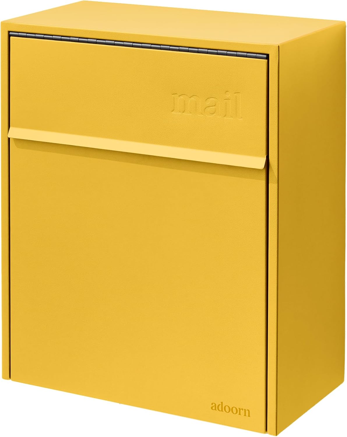 Large Anti-Theft Locking Mailbox - Weatherproof Wall Mount Mailbox