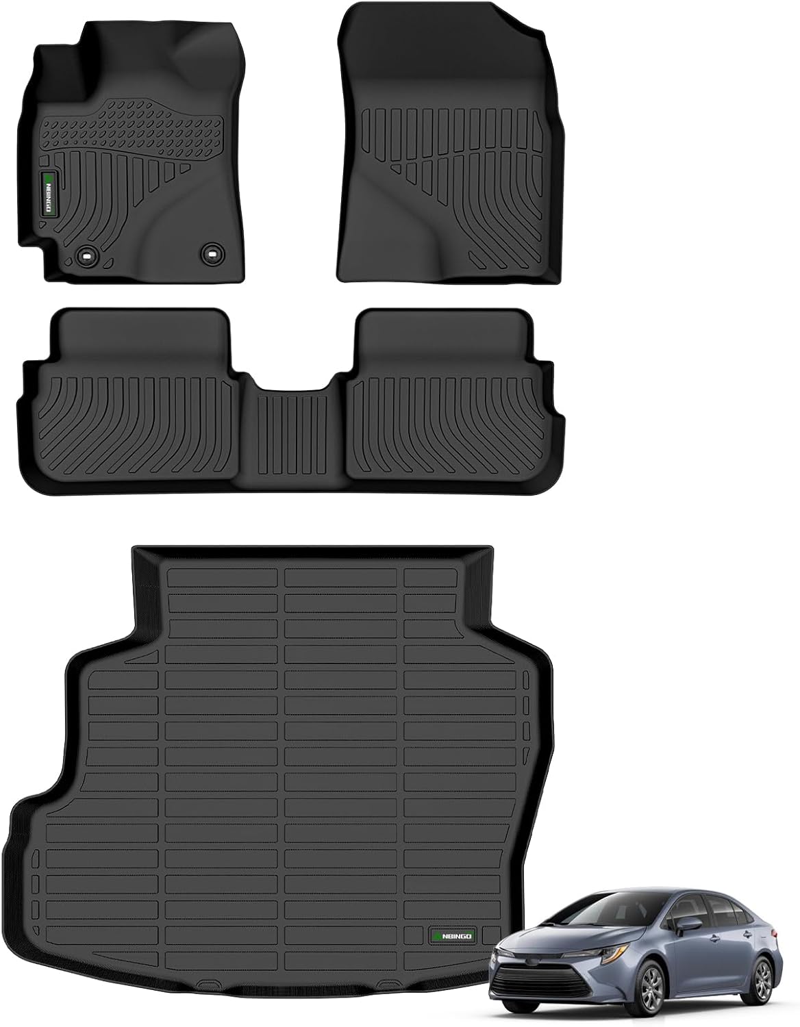 Custom Floor Mats for Toyota Corolla 2009-2013 by ANBINGO
