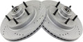 TRQ Front Performance Brake Rotors Set for 1997-1998 Ford F-150