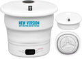 Compact Portable Washer for Travel & Small Spaces in White