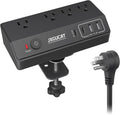 Desk Clamp Power Strip with PD 20W USB C - Compact 8-in-1 Desk Station