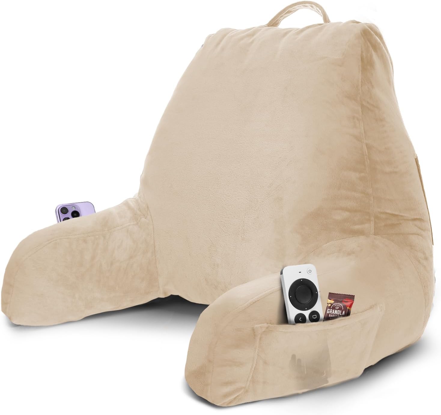 Nestl Reading Pillow with Shredded Memory Foam Comfort