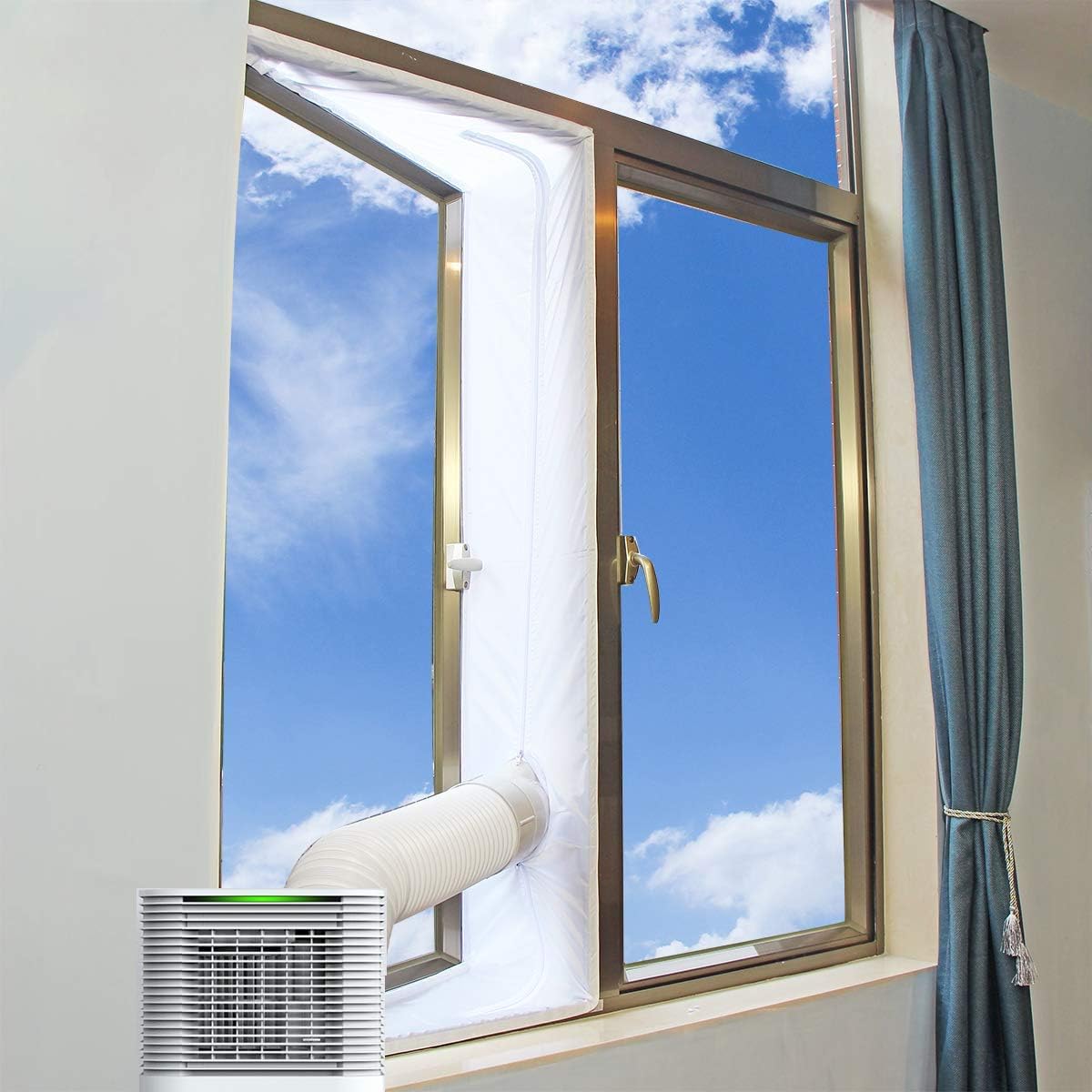 Universal Window Seal for Easy Air Exchange