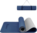 StrongTek TPE Yoga Mat 72in x 24in x 8mm - Non-Slip Cushioning