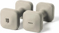 WeGym SafeGrip Square Dumbbells in Color Set - Anti Slip Home Weights