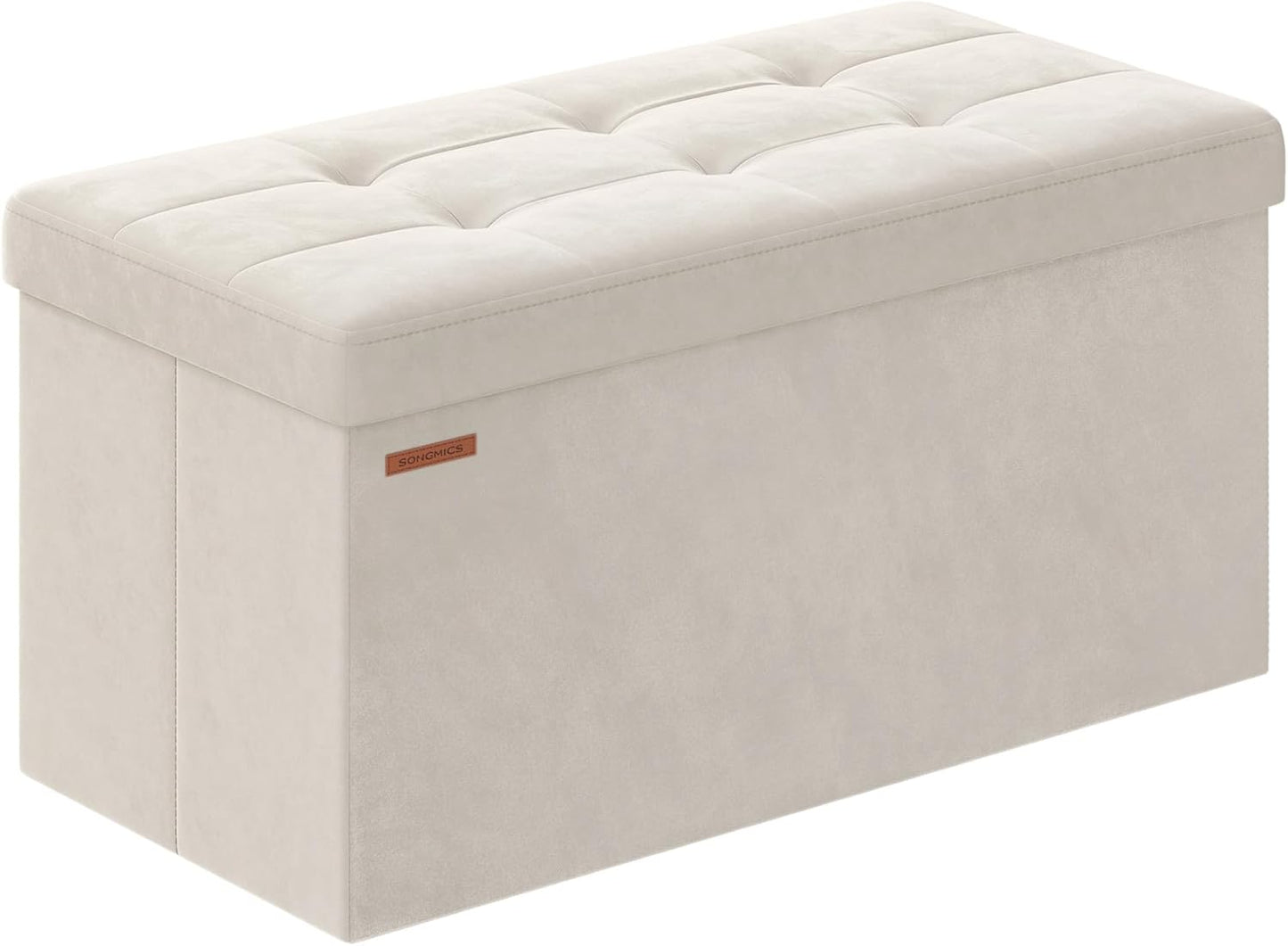 SONGMICS Storage Ottoman Bench for Living Room and Bedroom