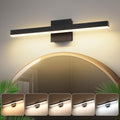 Vanity Light for Bathroom 23.62 in Dimmable 5CCT Black - Modern LED