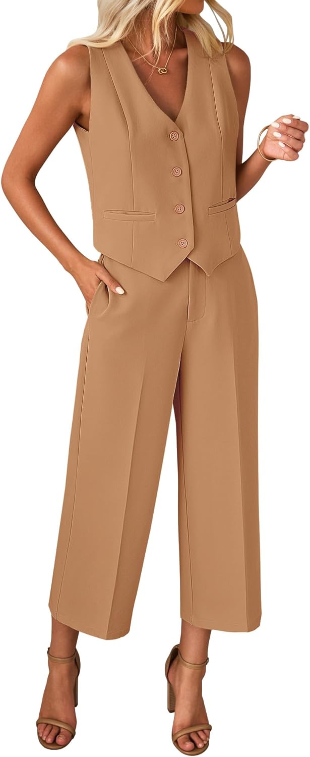 Luvamia 2 Piece Sets for Women Dressy Casual Work Outfit