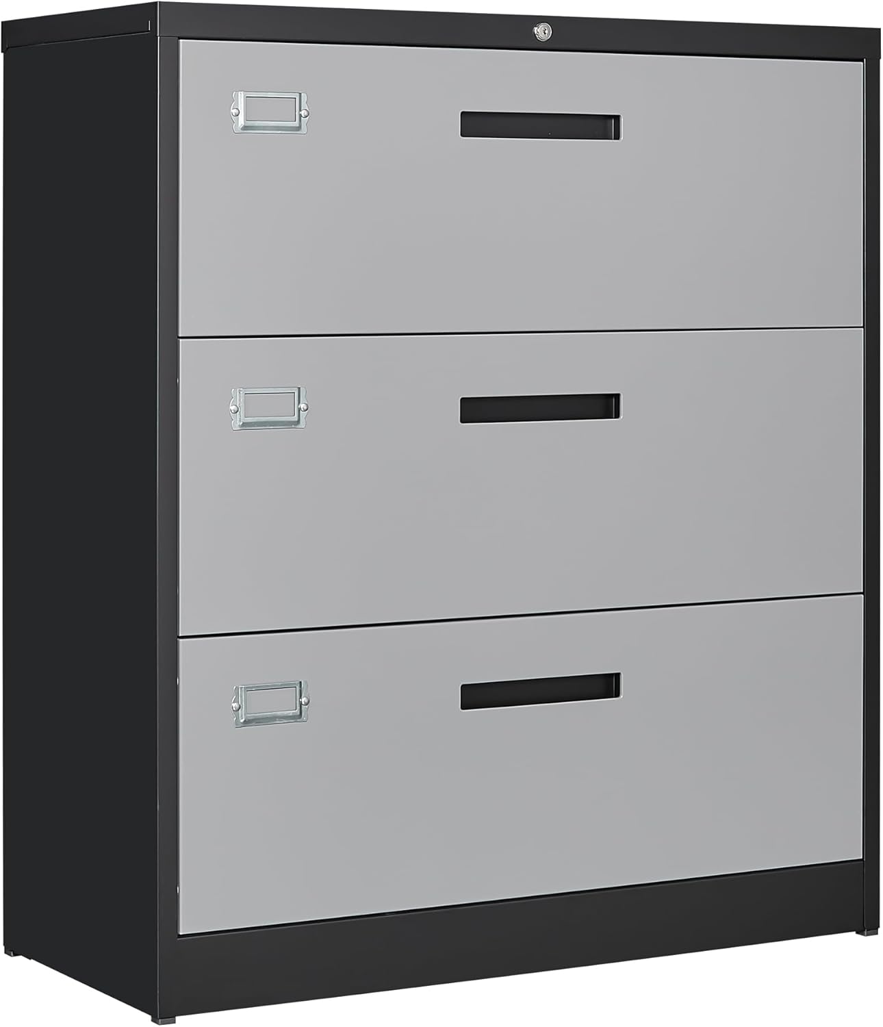Letaya File Cabinet with Lock - Durable 3 Drawer Metal Storage