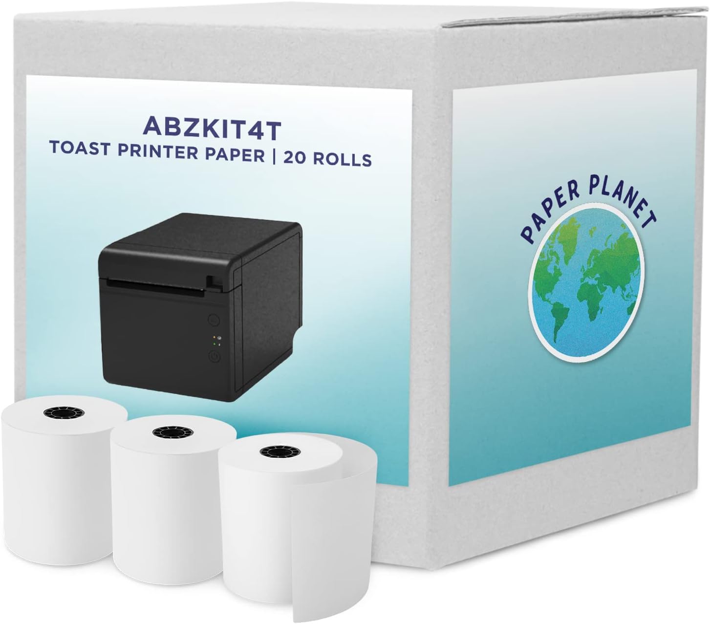 Vivid Prints: Thermal Paper for Toast POS (20 Rolls)