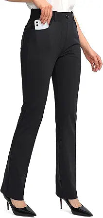 Women's Yoga Dress Pants for Business Casual Comfort and Style
