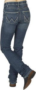 Wrangler Women's Willow Mid Rise Performance Waist Boot Cut Jean Jeans