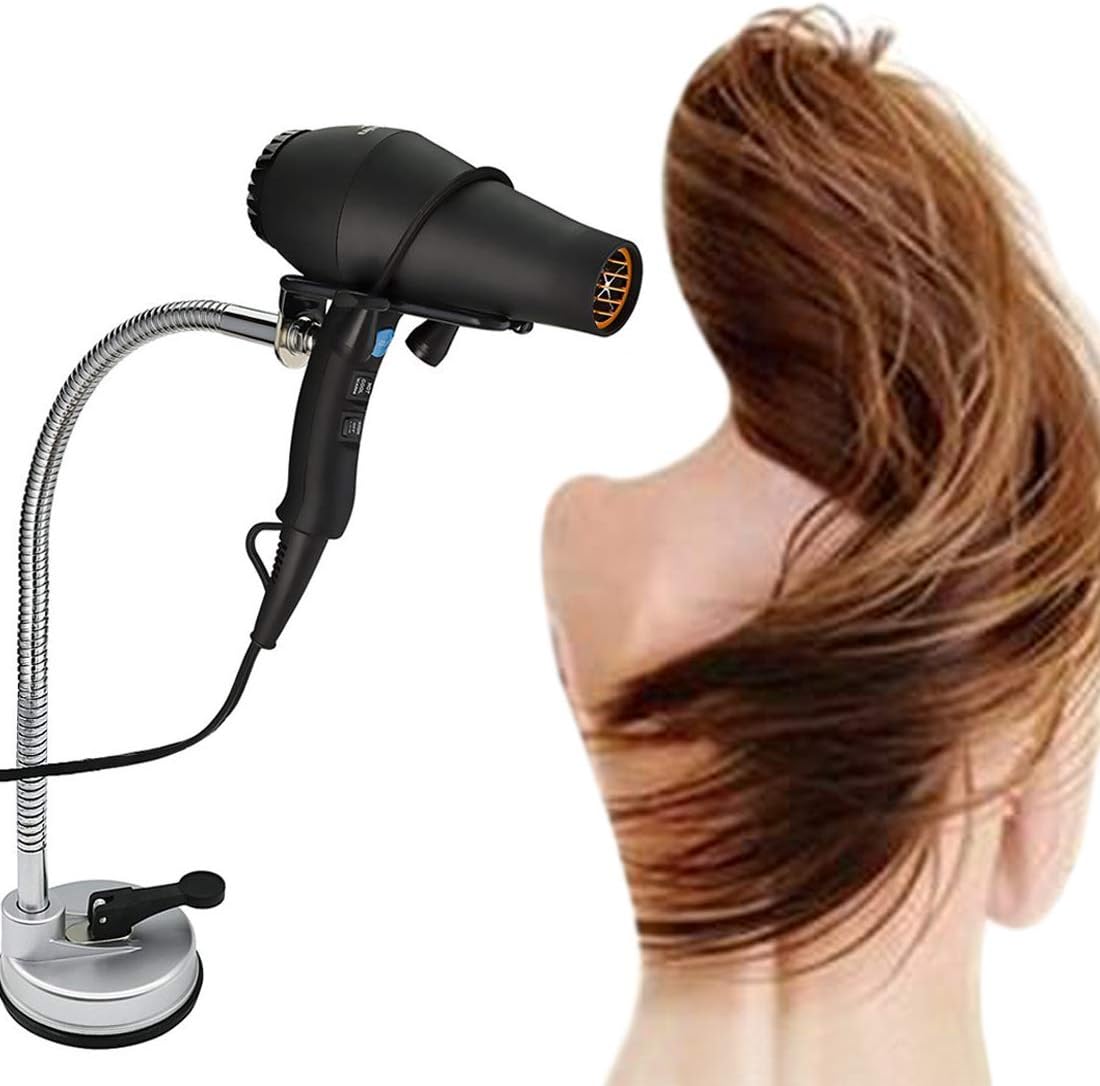 Hands-Free 360 Rotating Hair Dryer Stand
