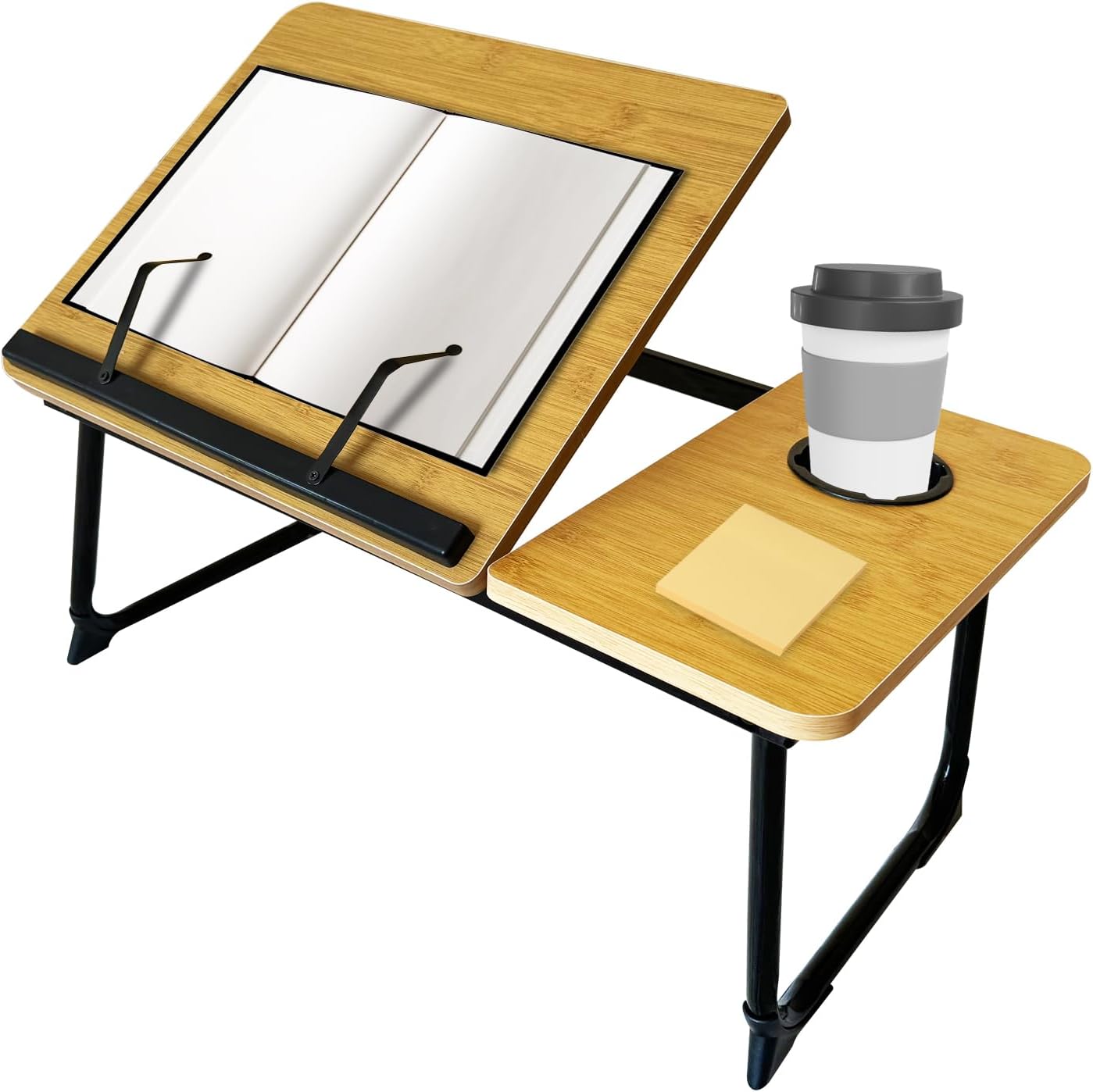 Hands-Free Bed Table Tray: Multi-Angle Comfort