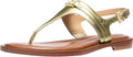 Michael Kors Mandy Thong Sandal Flat - Sleek T-Strap Comfort our