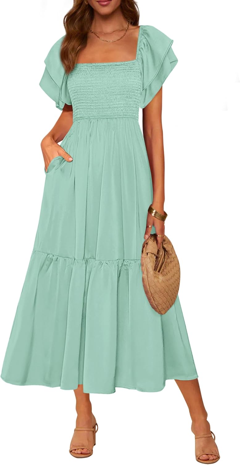 MASCOMODA Womens Summer Casual Midi Dress for Every Occasion