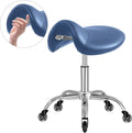 Saddle Stool with Wheels for Medical and Salon Use, Heavy Duty