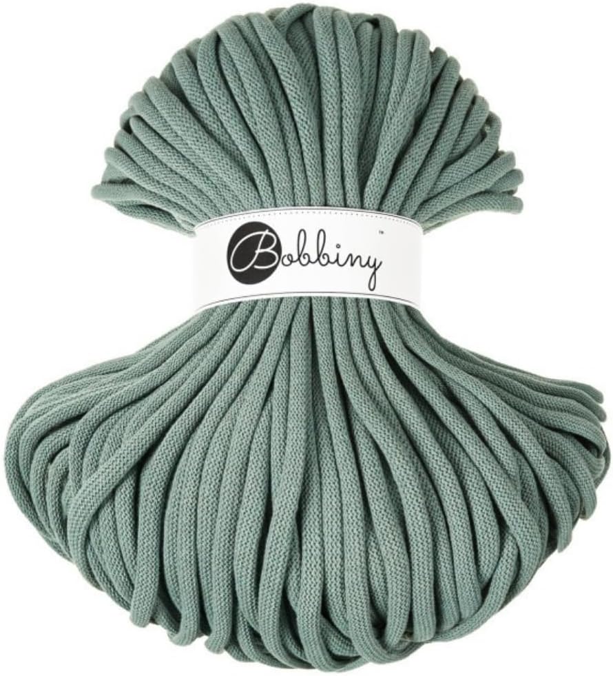 Bobbiny Jumbo 9mm Braided Macrame Cord for Creative Crafts