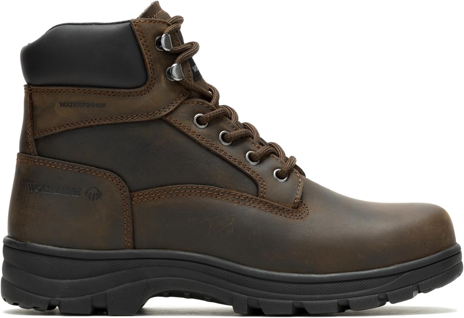 Wolverine Men's Carlsbad Waterproof 6in Work Boot for Comfort