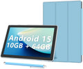 Android 15 Tablet 10 in - 10GB RAM, 64GB ROM, HD Display