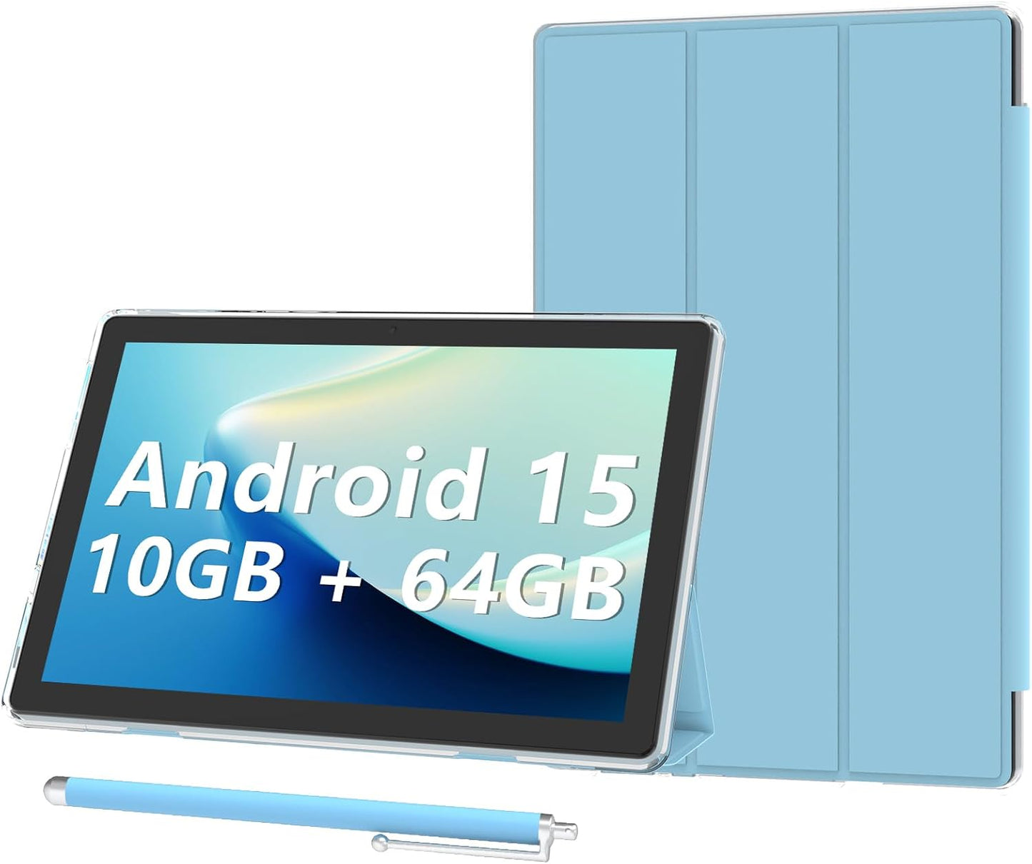 Android 15 Tablet with 10GB RAM and 64GB Storage for All Needs