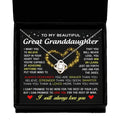 Love Knot Necklace for Great Granddaughter - Sentimental Gift