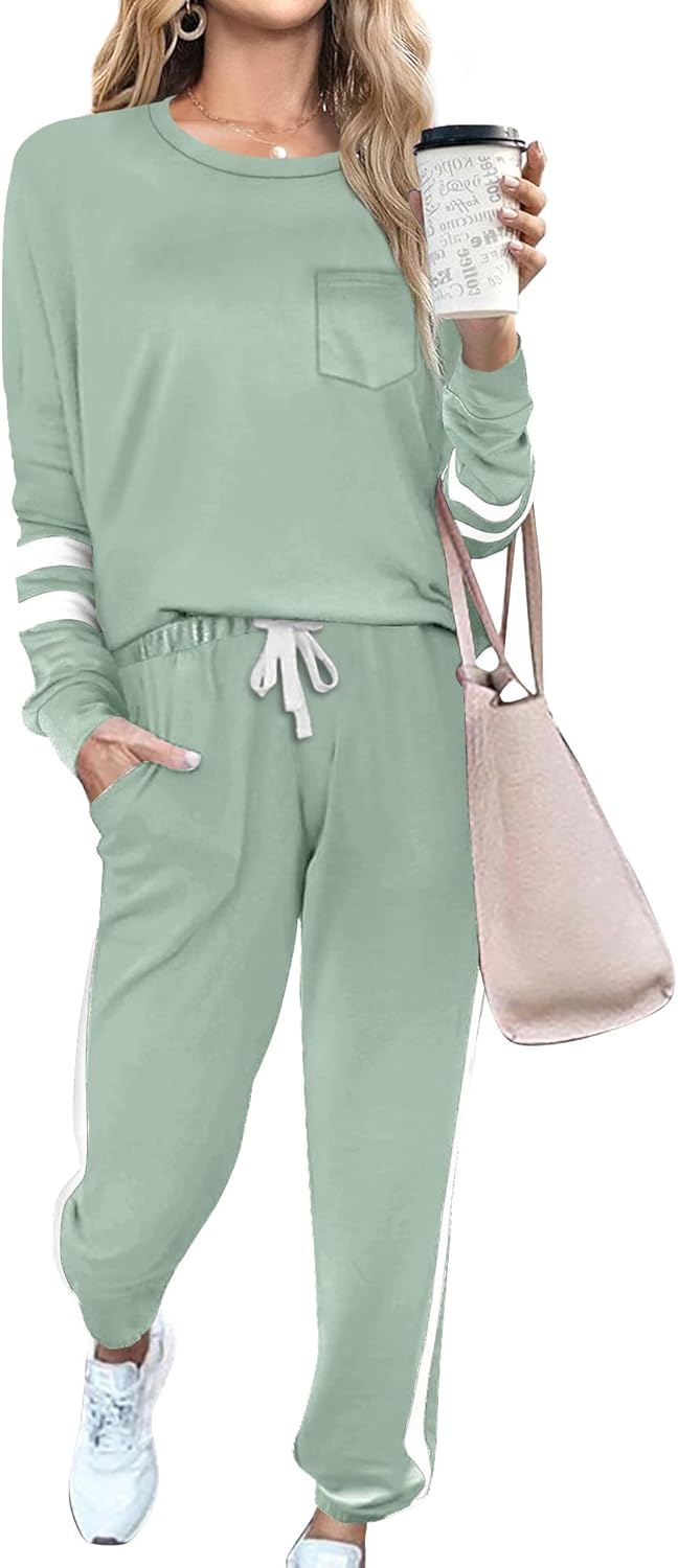 RUBZOOF Lounge Sets for Women 2 Piece Travel Sweatsuits