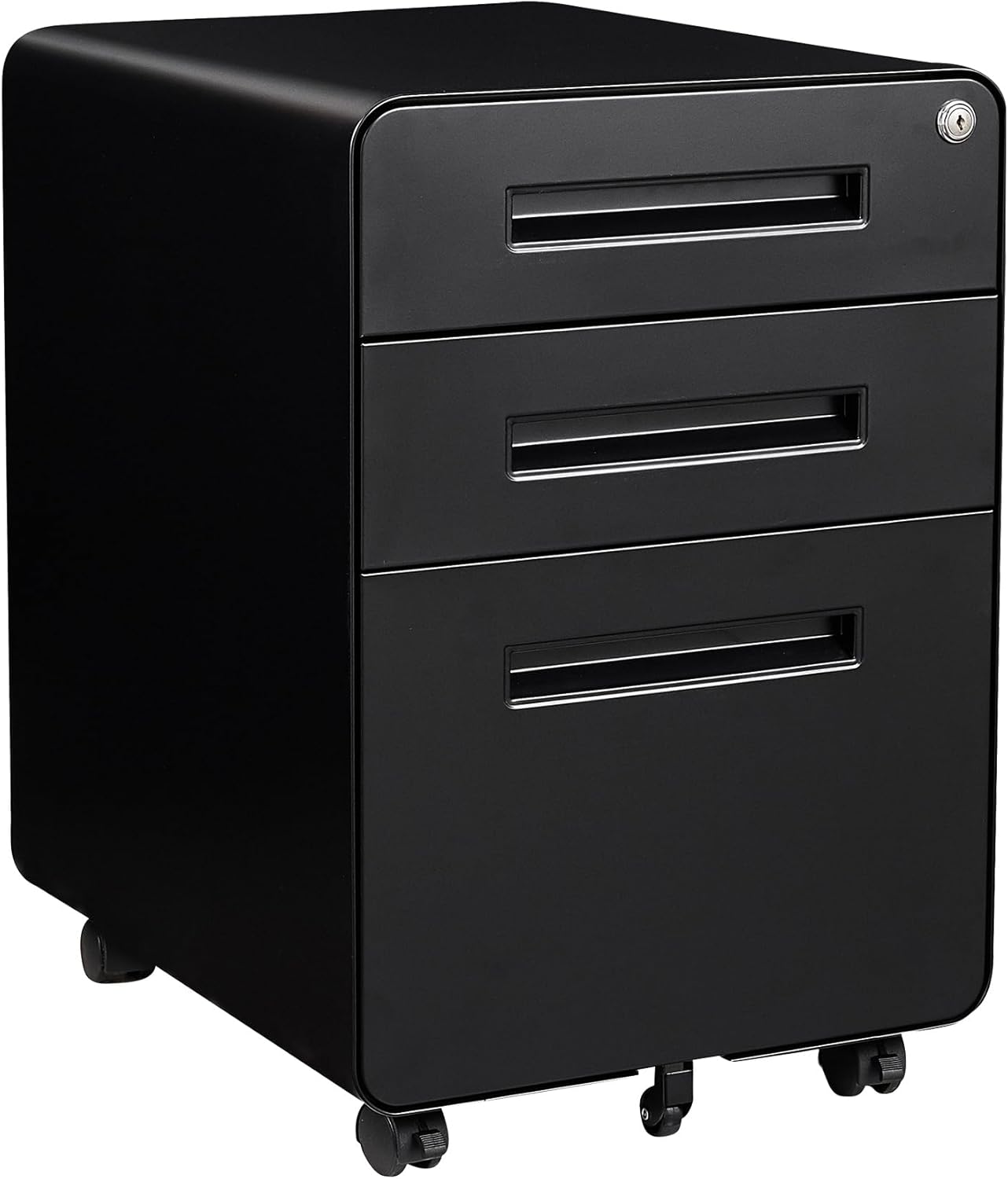 STANI 3 Drawer Filing Cabinet with Lock for Home and Office